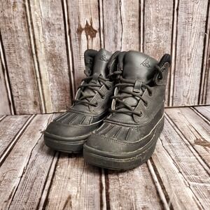 Toddler Nike Woodside 2 High (PS) Top Slip-On Black Boots Size 12C